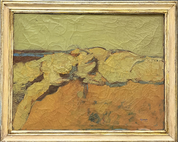 CARLO FERRARI, "Figura reclinata", 1976