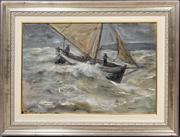 ALFREDO CATARSINI, "Tempesta", 1950