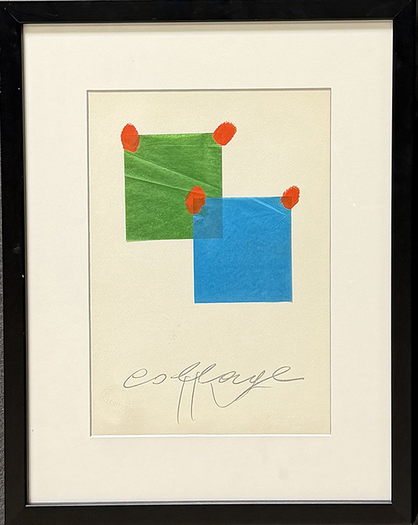 ALDO MONDINO, "Collage", 1974