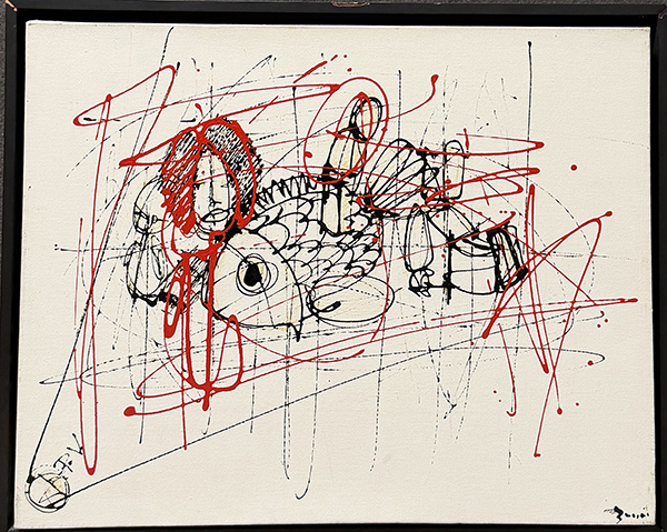 DANILO BUCCHI, "Da pagine di taccuino - studio", 2006