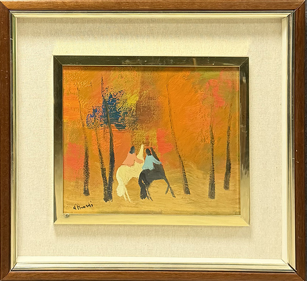 GIANRODOLFO D'ACCARDI, "Fuga nel bosco"