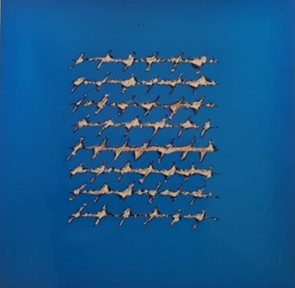 ALFREDO RAPETTI MOGOL, "Scrittura in blu", 2015