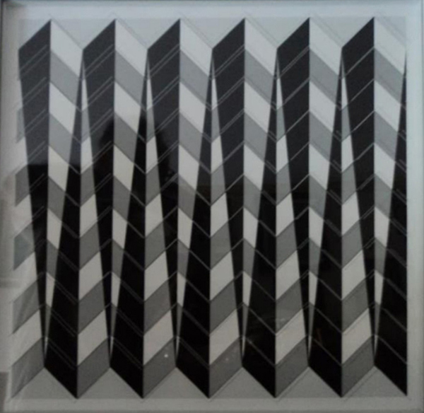 MARCELLO MORANDINI, "Composition 700 (3D Construction)", 2020