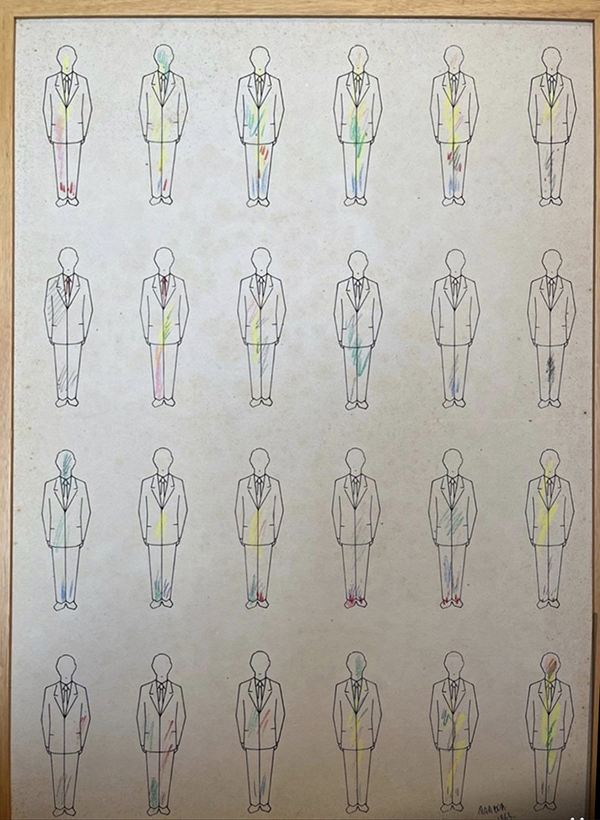 RENATO MAMBOR, "Uomini", 1963