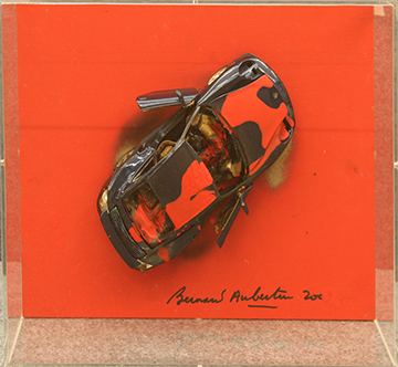 BERNARD AUBERTIN, "Voiture brûlée", 2010