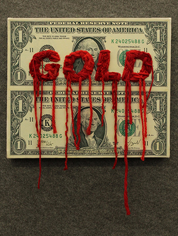 PETER HIDE, "Gold", 2022