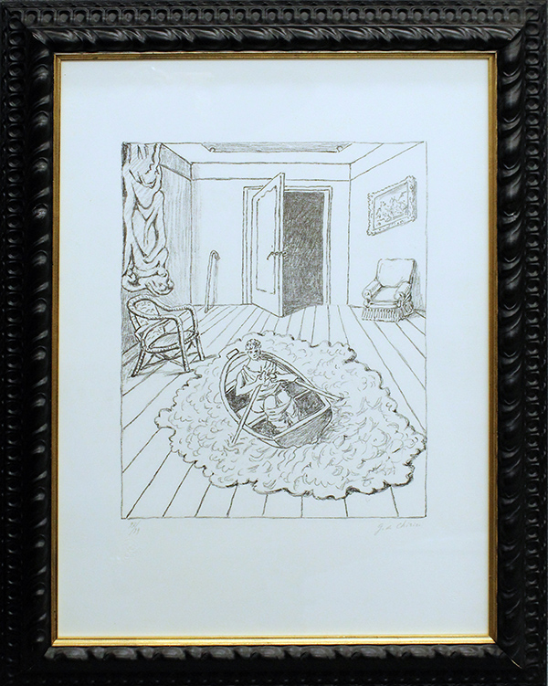 GIORGIO DE CHIRICO, "Il ritorno di Ulisse", 1973