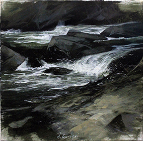 AGOSTINO CANCOGNI, "Il torrente", 2018