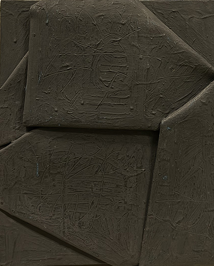 CESARE BERLINGERI, "Sul nero piegato", 2009