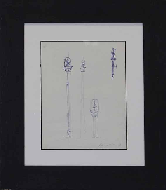 EMILIO SCANAVINO, Senza titolo, 1958