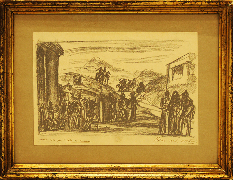 PRIMO CONTI, "Prima idea per Albania Romana", 1939