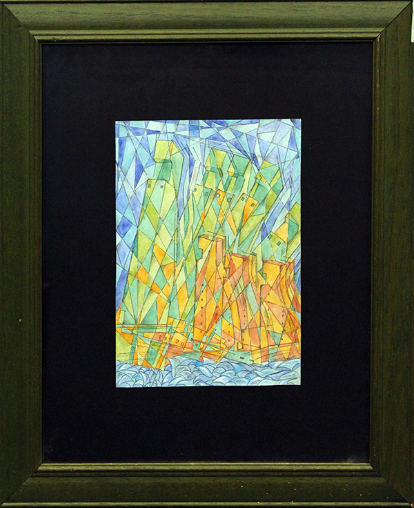 UBERTO BONETTI, "Aero vista di brindisi" anni 30/40'