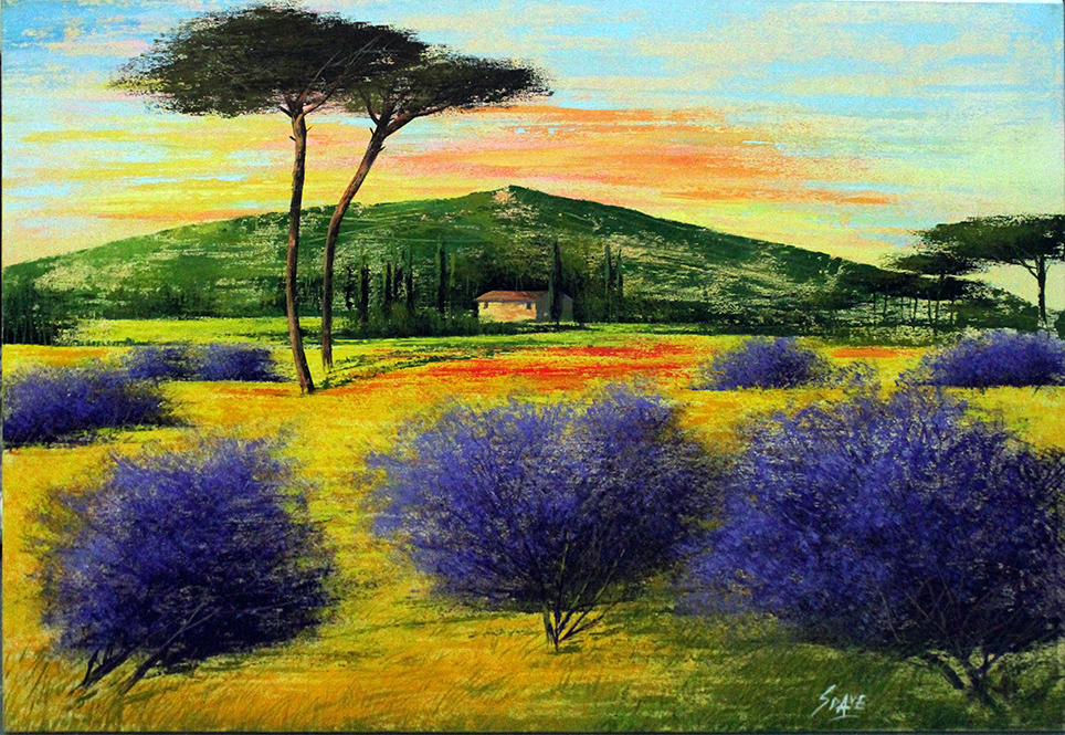 MARIO SOAVE, "Lavanda", anni 2000