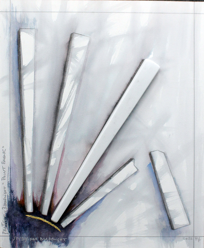 GIONI DAVID PARRA, "Project VII, Study for Bladelight, Point Break", 2022