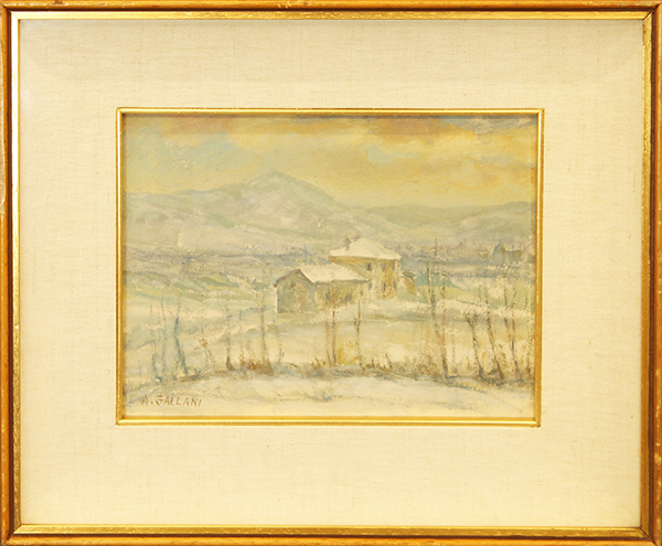 A. GALLANI, "Paesaggio", anni '70