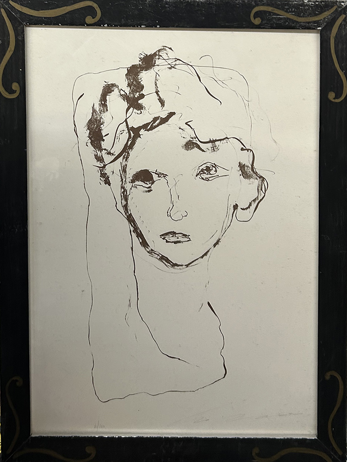 ERNESTRO TRECCANI, "Volto", anni '80