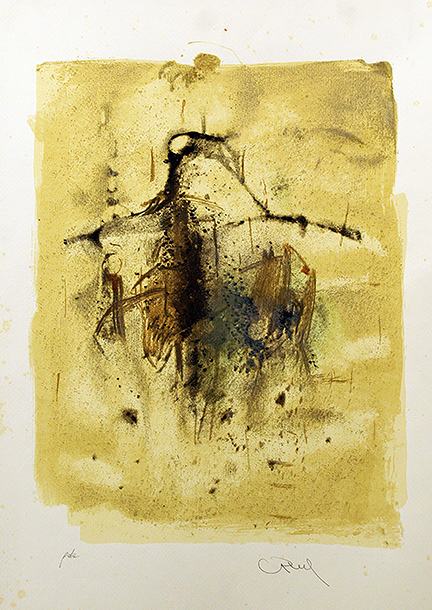 ANONIMO, "Paesaggio astratto", anni 71