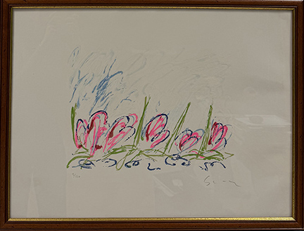 MARIO SCHIFANO, "Fiori d'acqua"