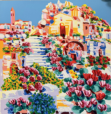 ATHOS FACCINCANI, "Santa Maria de Idris - tra luce e ciclamini"