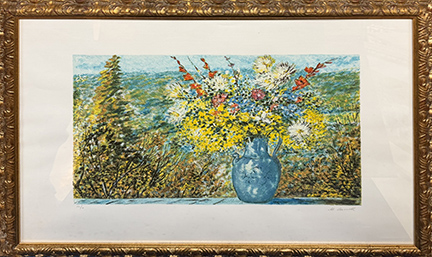 MICHELE CASCELLA, "Vaso con fiori"