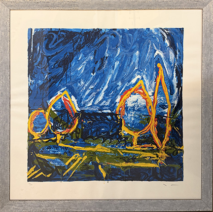 MARIO SCHIFANO, "Esterno", 1997