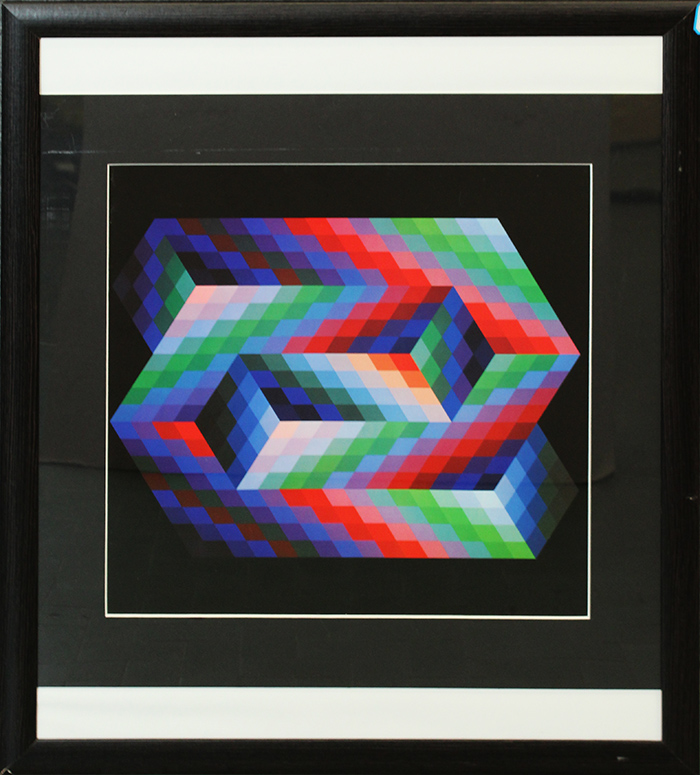 VICTOR VASARELY "GEOMETRIE" ANNI 80