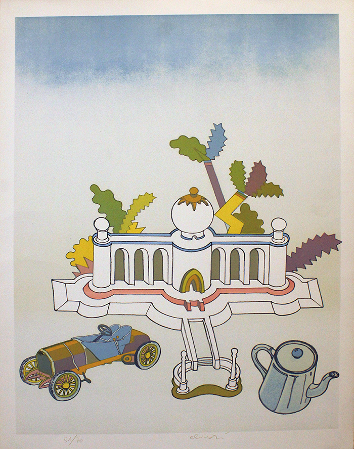 LUCA ALINARI, "Paesaggio Onirico", anni 70'