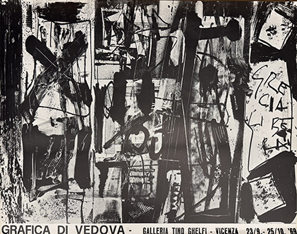 Manifesto di EMILIO VEDOVA, 1969