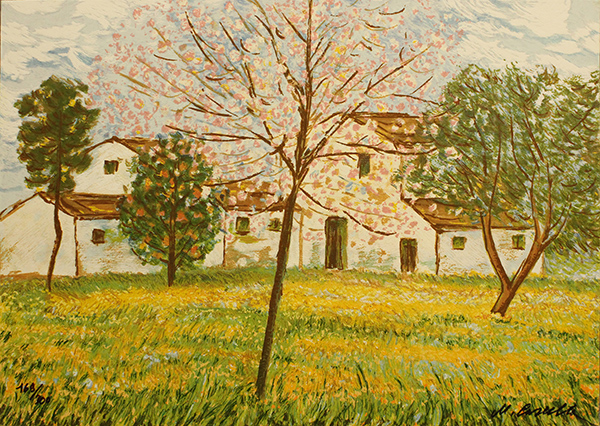 MICHELE CASCELLA "Primavera Abruzzese" , 1984