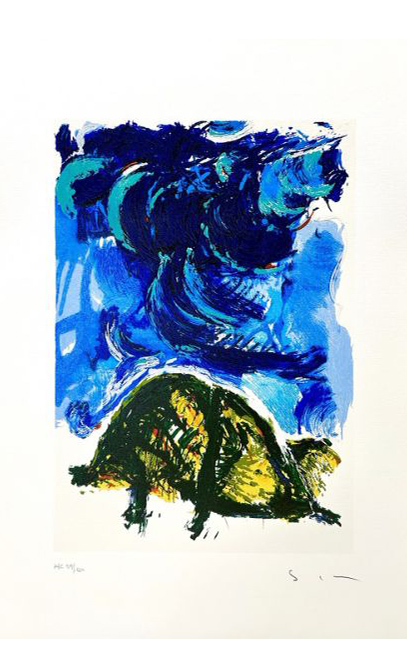 MARIO SCHIFANO, "Tartaruga", anni '90