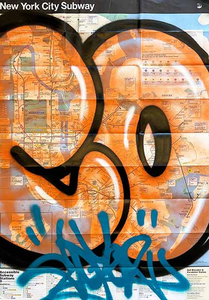 COPE2, "New York city subway", 2025