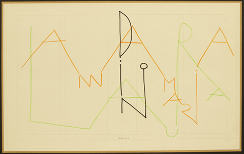 BRUNO MUNARI, "Annamaria Dio", 1973