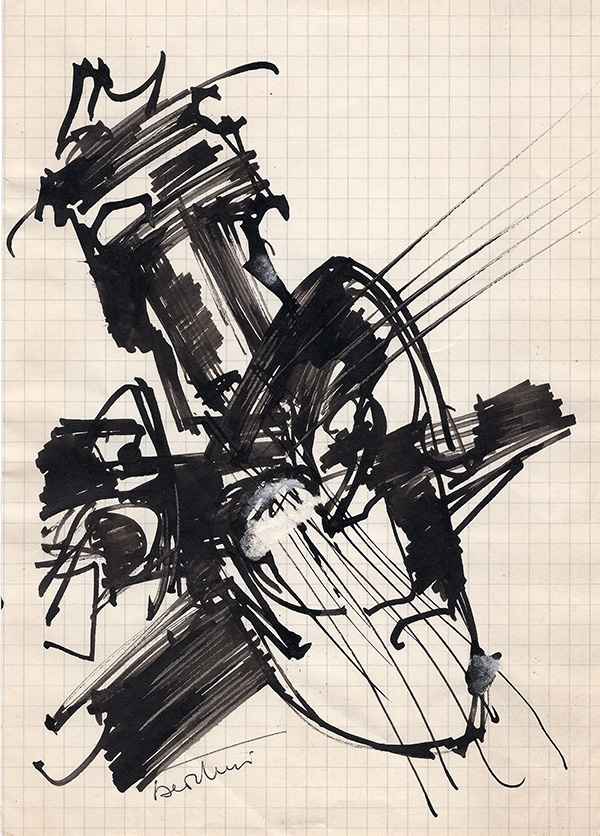 GIANNI BERTINI, Senza titolo, 1959