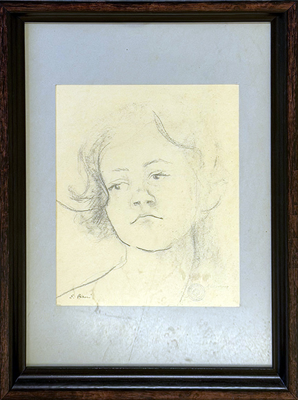 EDMONDO BACCI, "Ragazza", anni '40