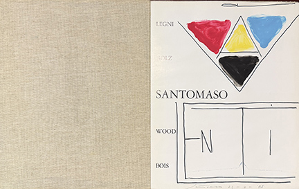 GIUSEPPE SANTOMASO, "Legni", 1975