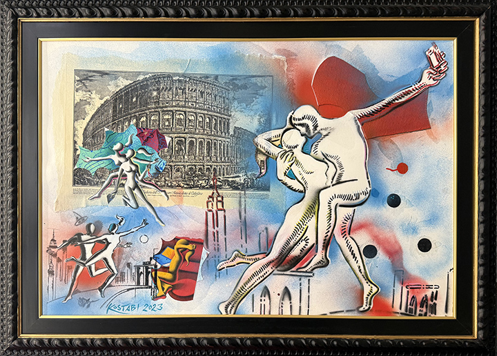 MARK KOSTABI, "The evolution of vanity", 2023