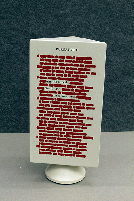 EMILIO ISGRO', "La Divina commedia" (colore rosso), 2023