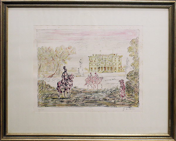 GIORGIO DE CHIRICO, anni '70 circa