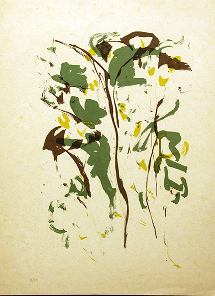 ERNESTO TRECCANI, "Vegetazione", anni '60