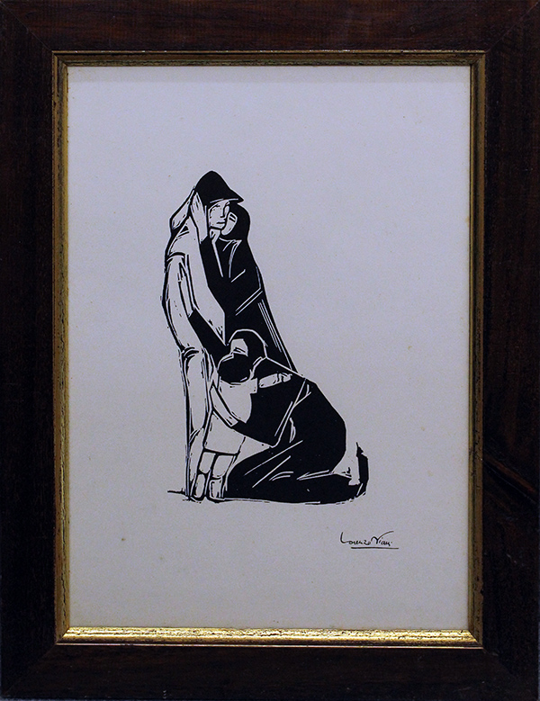 LORENZO VIANI, "La partenza", anni '30