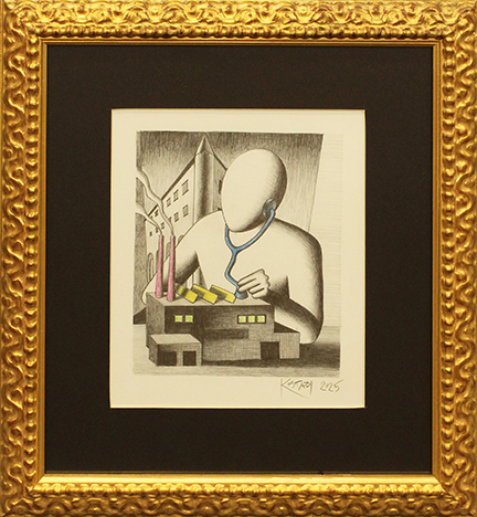 MARK KOSTABI, "The pulse of industry", 2025