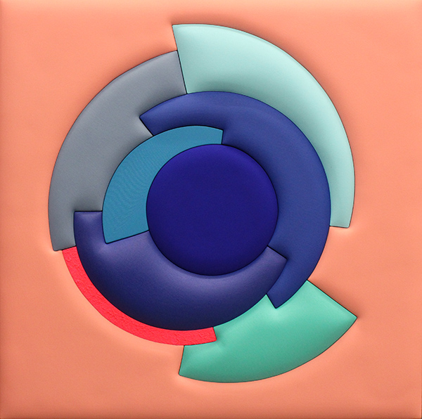 SAMUELE VENTANNI, "Introiezione: sette blu e due rosa circle", anni 2000