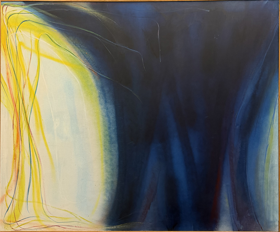 CLAUDIO OLIVIERI, “Campo blu”, 1970