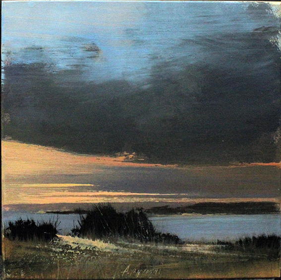 AGOSTINO CANCOGNI, "Tramonto sul lago", 2018