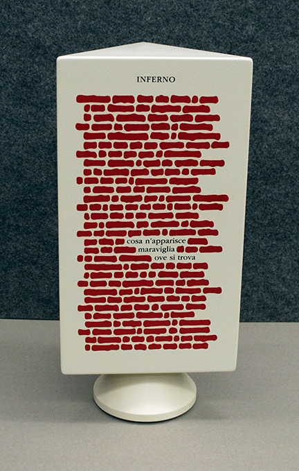 EMILIO ISGRO', "La Divina commedia" (colore rosso), 2023