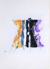 Mario Schifano, "Paesaggio Anemico con Viola"