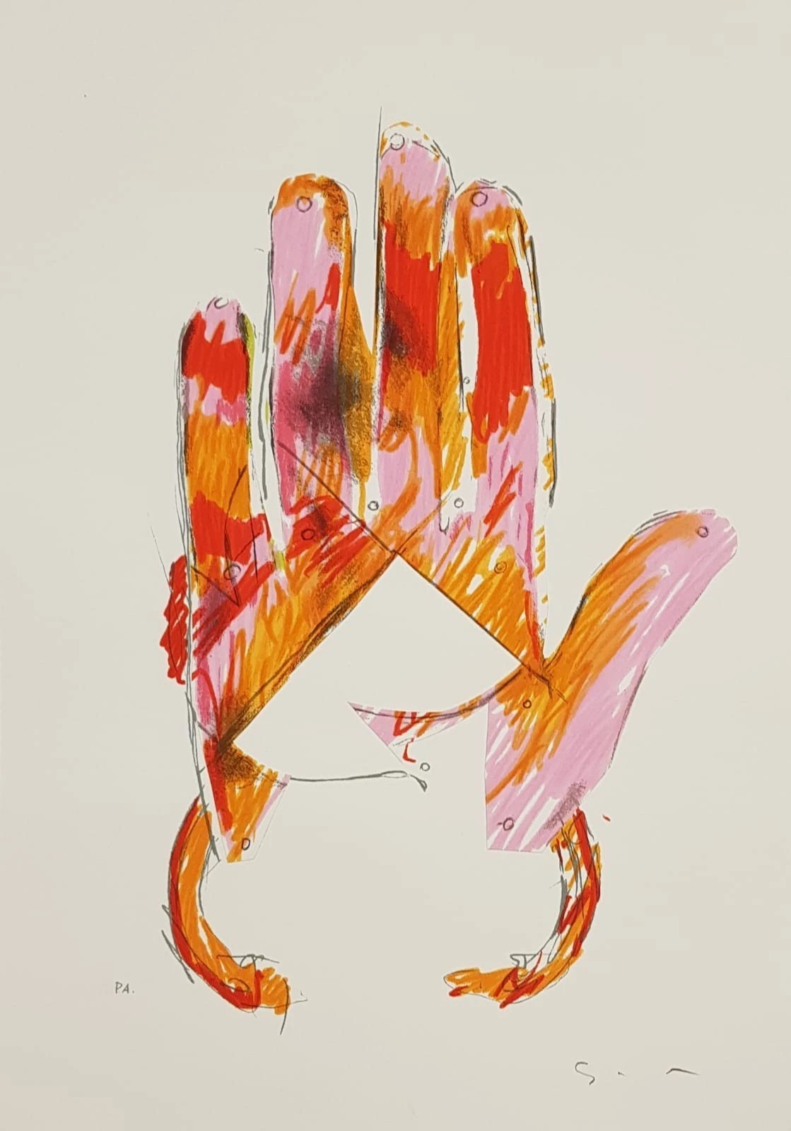 MARIO SCHIFANO, "Mano"
